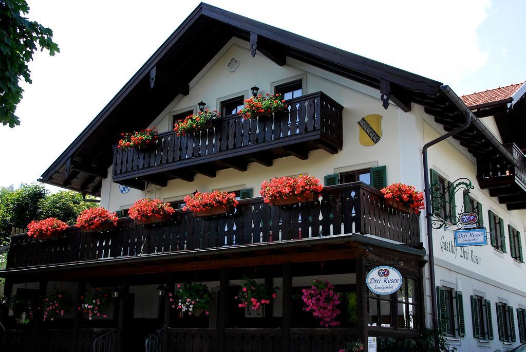 Landgasthof Drei Rosen Bernried am Starnberger See Exterior foto
