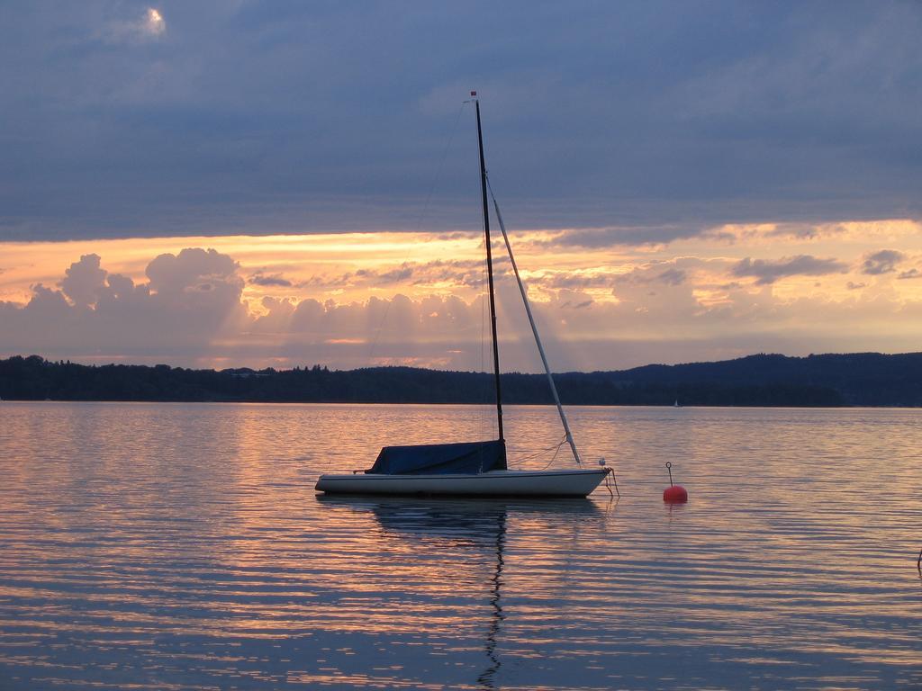 Landgasthof Drei Rosen Bernried am Starnberger See Exterior foto
