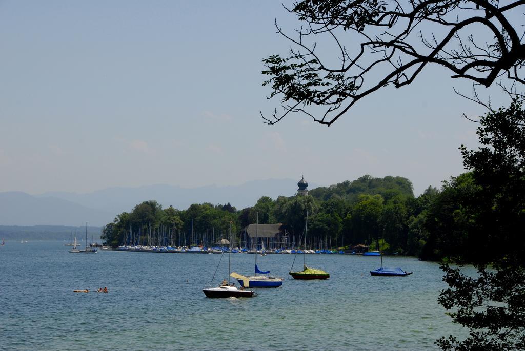 Landgasthof Drei Rosen Bernried am Starnberger See Exterior foto